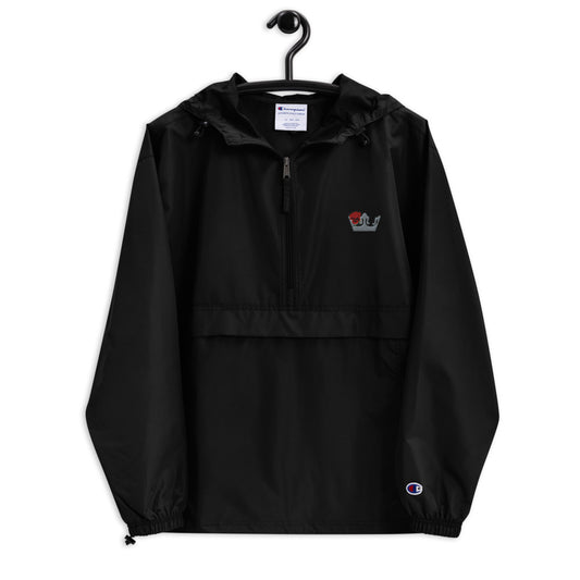 Crown Rose Embroidered Champion Packable Jacket